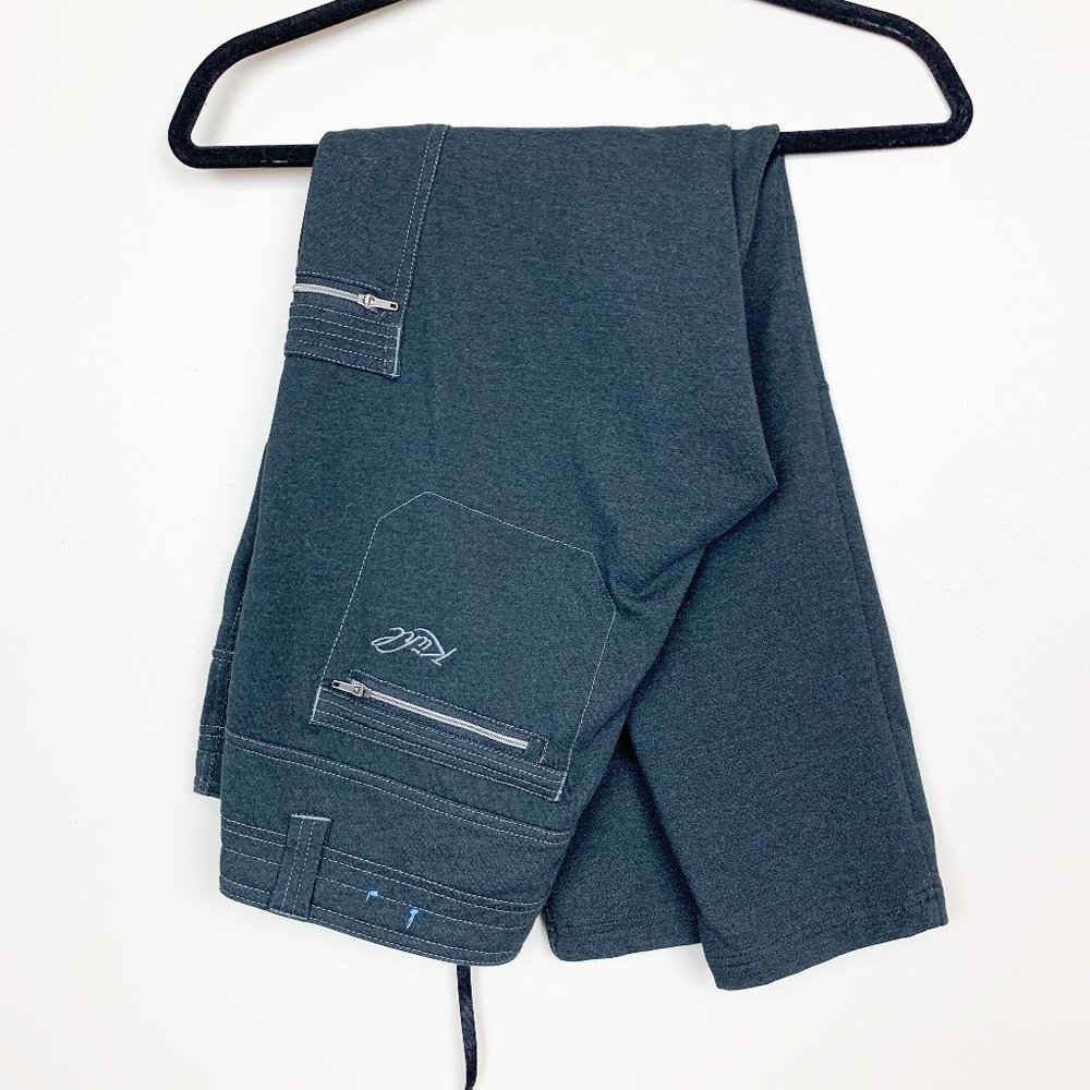 Kuhl Black Cotton Spandex Blend Long Pants, Size 8R